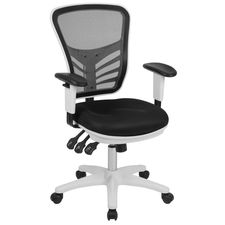 Black swivel office chair hot sale